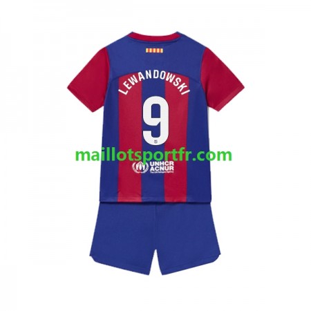 Maillot de Foot FC Barcelone Robert Lewandowski 9 Enfant Domicile 2023/24 Maillot de Foot FC Barcelone Robert Lewandowski 9 Enfant Domicile 2023/24